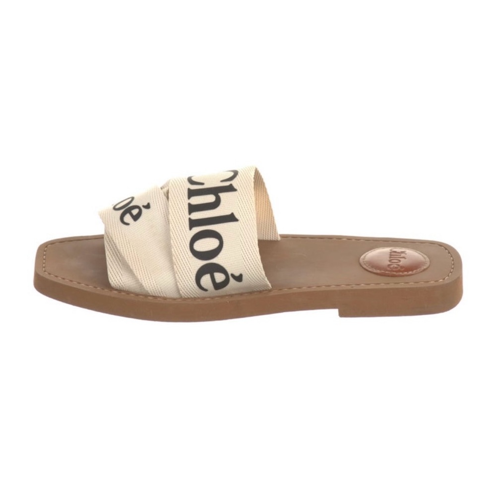 Chloe Cream Slide Sandals